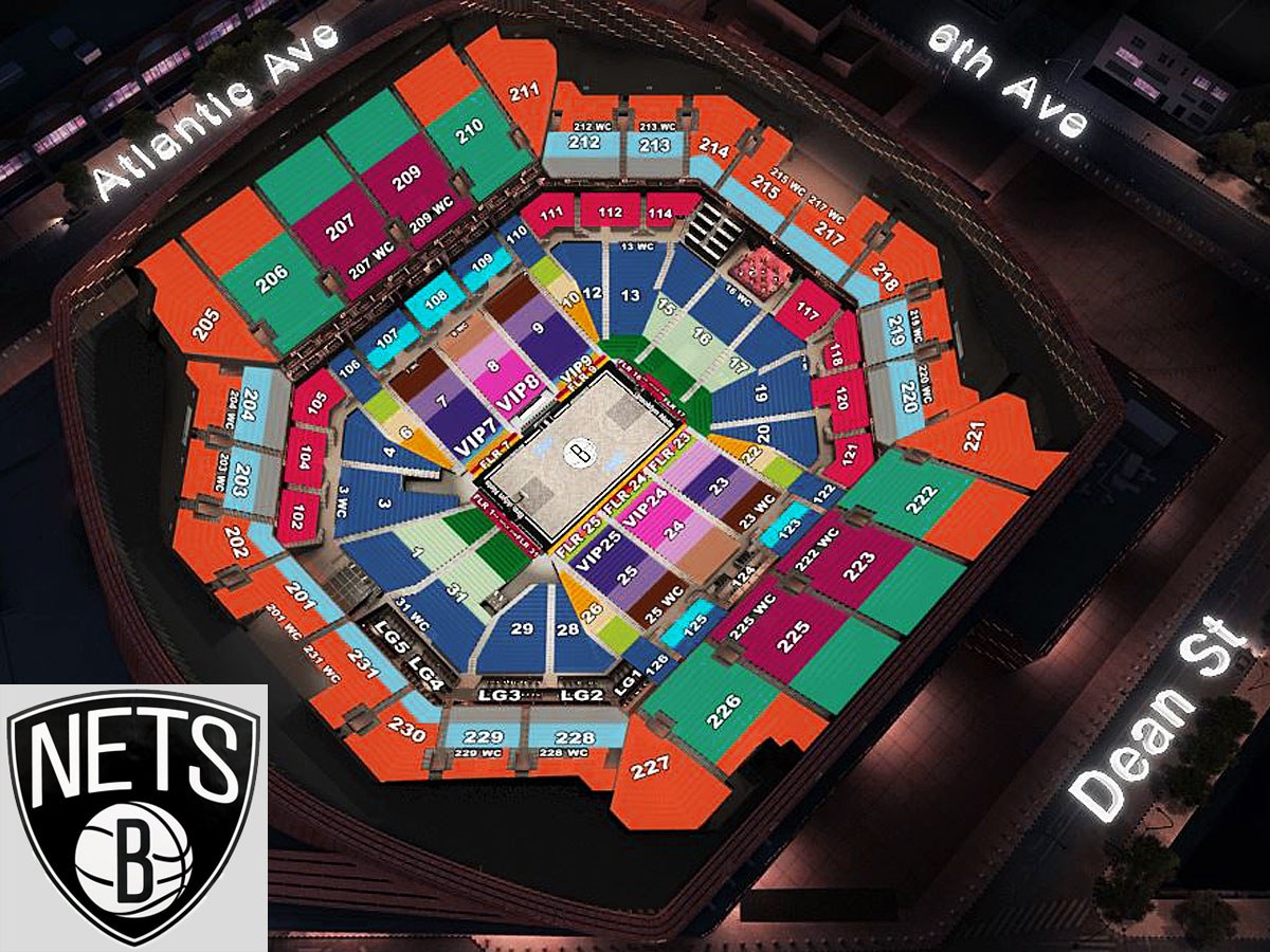 Nets Seating Chart Barclays Center